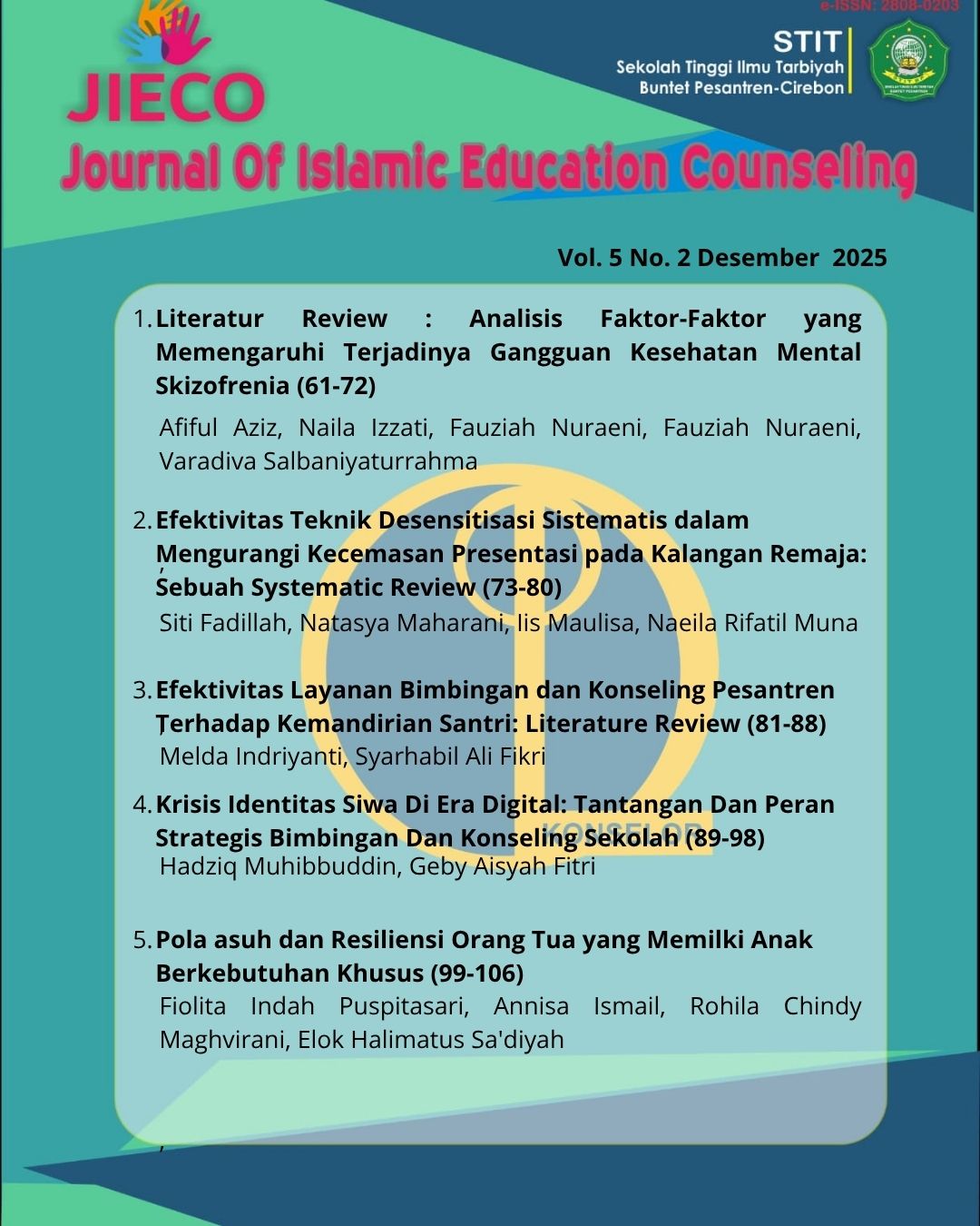 					View Vol. 5 No. 2 (2025): Kesehatan Mental
				