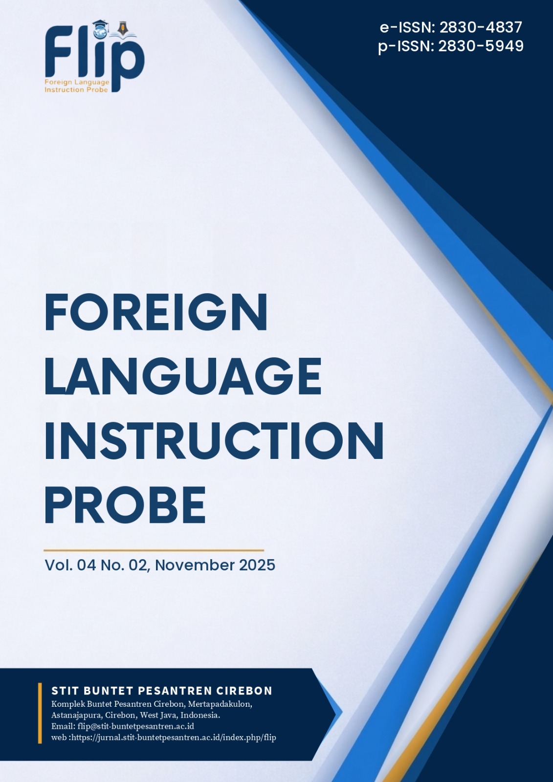 					View Vol. 4 No. 2 (2025): Principle in ELT
				