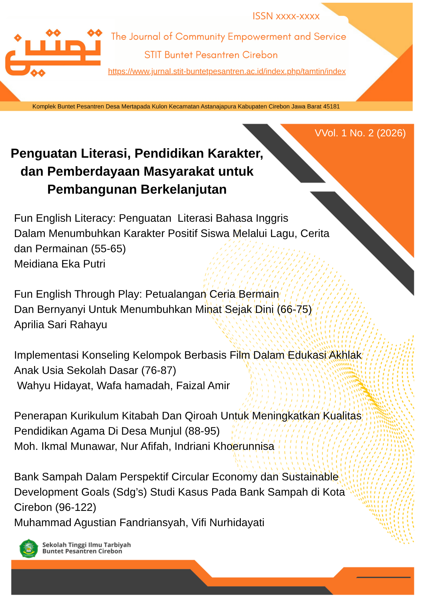 					View Vol. 1 No. 2 (2026): Penguatan Literasi, Pendidikan Karakter, dan Pemberdayaan Masyarakat untuk Pembangunan Berkelanjutan
				
